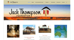 Desktop Screenshot of jackthompsonfoundation.com